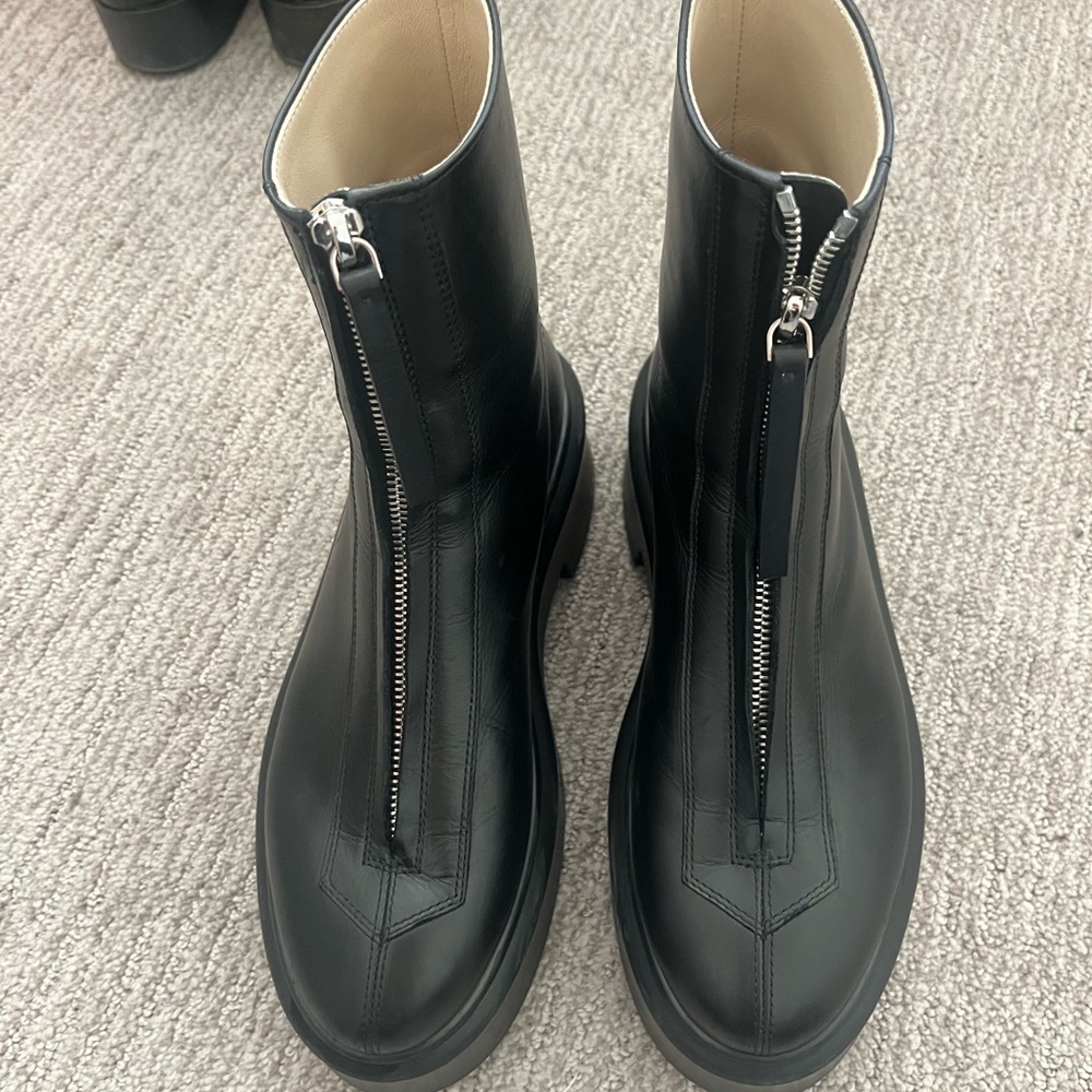 The Row Zip Front Boots size 6